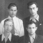 Слева сидит И.В.Поттосин, справа стоит Г.И Кожухин,1955 г.