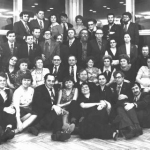 В Доме ученых, на банкете после конференции, посвященной 20-летию отдела программирования ВЦ, 1978 г.