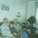 С внуком Андрюшей, 2000 г.